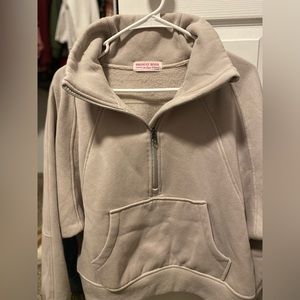 Luxe fleece Funnel Neck Pullover